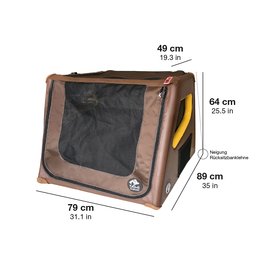 TAMI M - Kofferraum Hundebox mit Airbagfunktion - TAMI Dogbox General  Distributor Europe