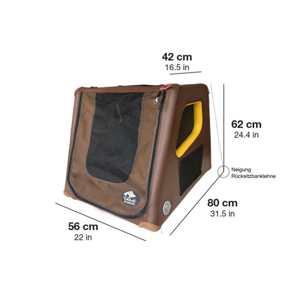 TAMI S - Kofferraum Hundebox mit Airbagfunktion