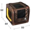 TAMI Backseat XS - Hunde Transportbox mit Airbagfunktion