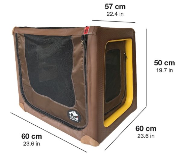 TAMI Backseat S / Low- Hunde Transportbox mit Airbagfunktion